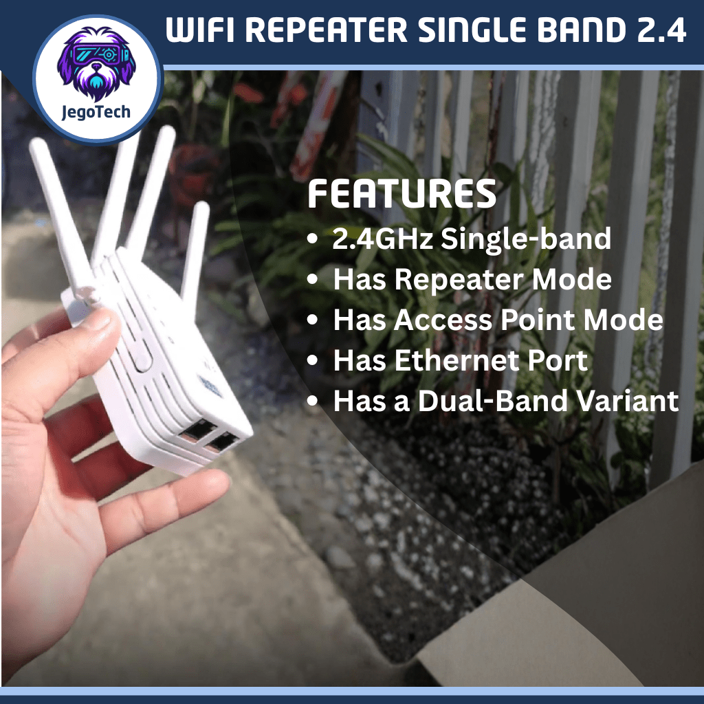 Single-band 2.4GHz Wifi Repeater