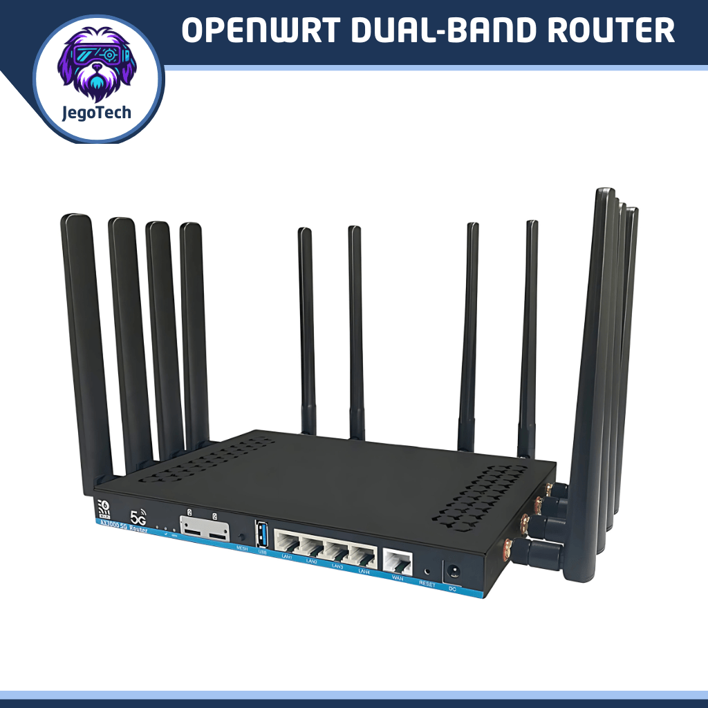 ZBT Z8102AX Wi-Fi 6 Router With Five Gigabit Ports - 02