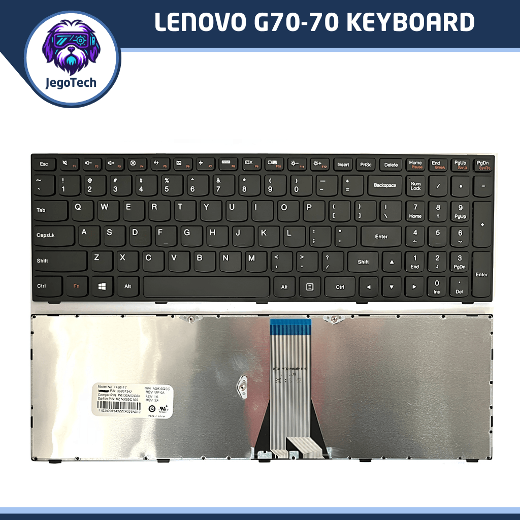 Lenovo G70-70 Keyboard Replacement US Layout - 02