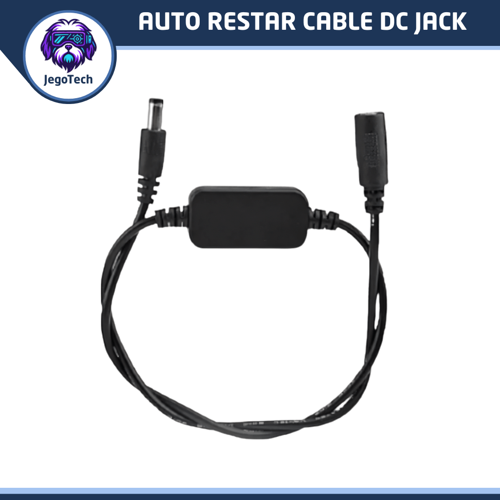 Automatic Restart Cable for 12V DC Dvecies Like Routers & WiFi AP