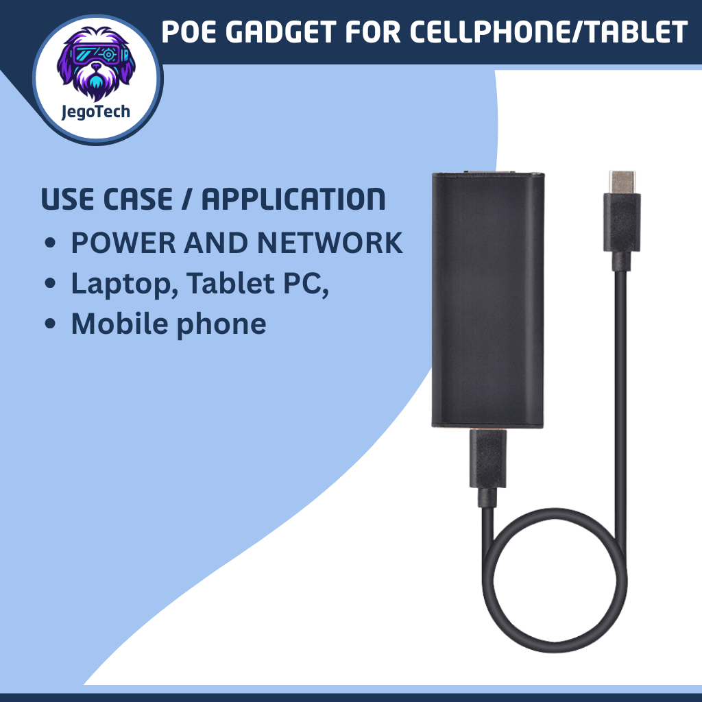JegoTech Standard PoE Type-C Converter - 03