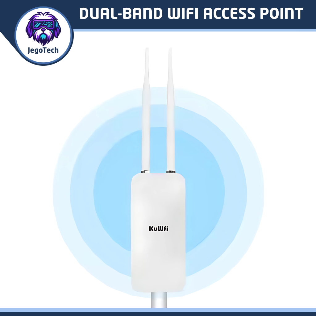 Dual-band WiFi Access Point For Outdoors by KuWFi AP1200F