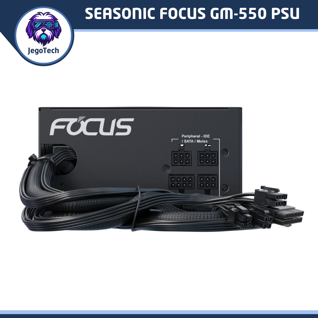 Seasonic Focus GM‑550 80+ Gold Semi-modular ATX PSU for PC