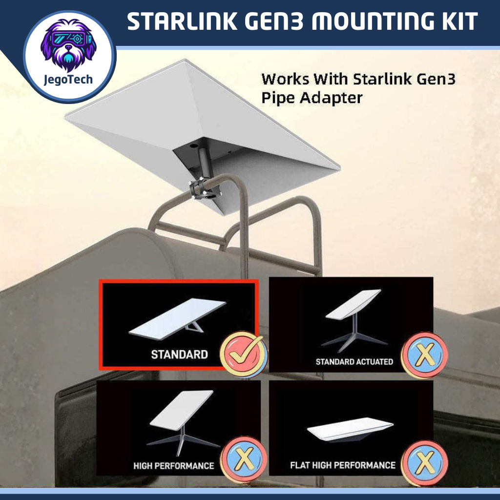 Starlink Gen3 Mounting Kit with Pipe Adapter for RV - Image 5