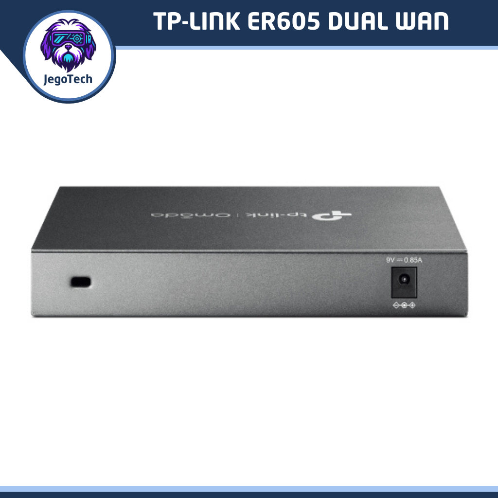 Rear View of the TP-Link ER605